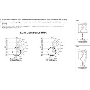 DESIGNERS FOUNTAIN LED Recessed Lights, 5/6 Inch 5CCT Dimmable IC Rated Downlight, 12W 1000LM, Energy Star, Retrofit Ceiling Light, 2700K/3000K/3500K/4000K/5000K, Bronze Baffle Trim, EVL61093T50BZ