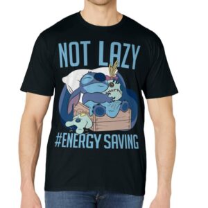 Disney Lilo & Stitch Not Lazy Energy Saving T-Shirt