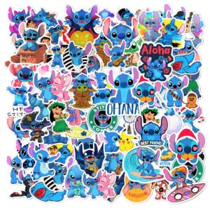 stitch caroon stickers(100pcs) waterproof vinyl for waterbottle laptop luggage car motorcycle bicycle fridge diy styling vinyl home