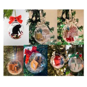 2023 New Funny Ornament- Mini Express Box Ornament Tree Decorations, Christmas Balls Home Office Xmas Halloween Decorations (Mini Packages)