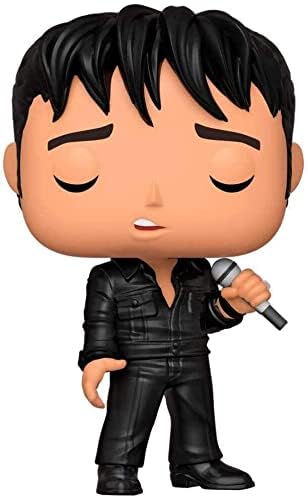 POP Elvis - '68 Comeback Special Funko Pop! Vinyl Figure (Bundled with Compatible Pop Box Protector Case), Multicolored, 3.75 inches