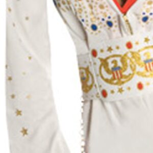 Secret Wishes womens Women's Elvis Costume Jumpsuit Party Supplies, As Shown, Small US