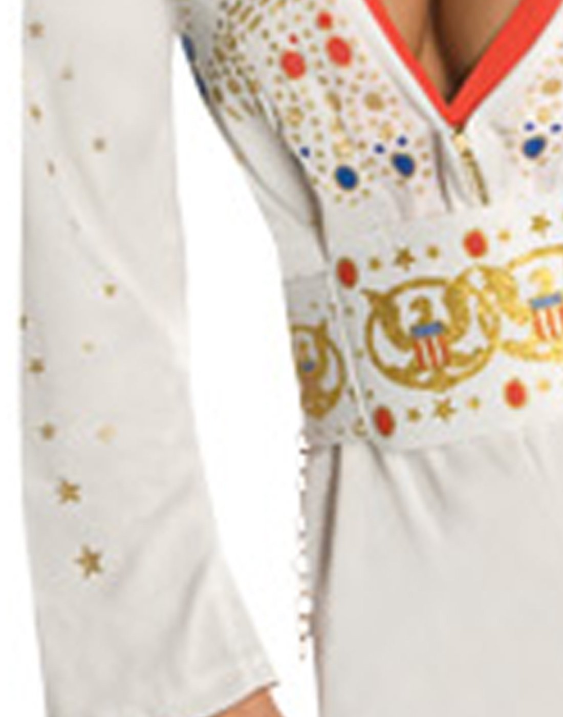 Secret Wishes womens Women's Elvis Costume Jumpsuit Party Supplies, As Shown, Small US