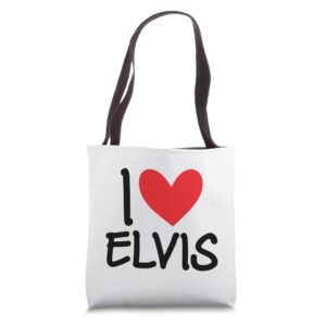 i love elvis name personalized men guy bff friend heart boys tote bag