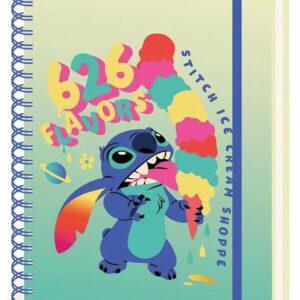 Pyramid International Disney Lilo and Stitch Wiro Notebook (626 Flavours Design) A4 Writing Book and Journal, Lilo and Stitch Gifts for Girls, Boys, Women and Men - Official Merchandise