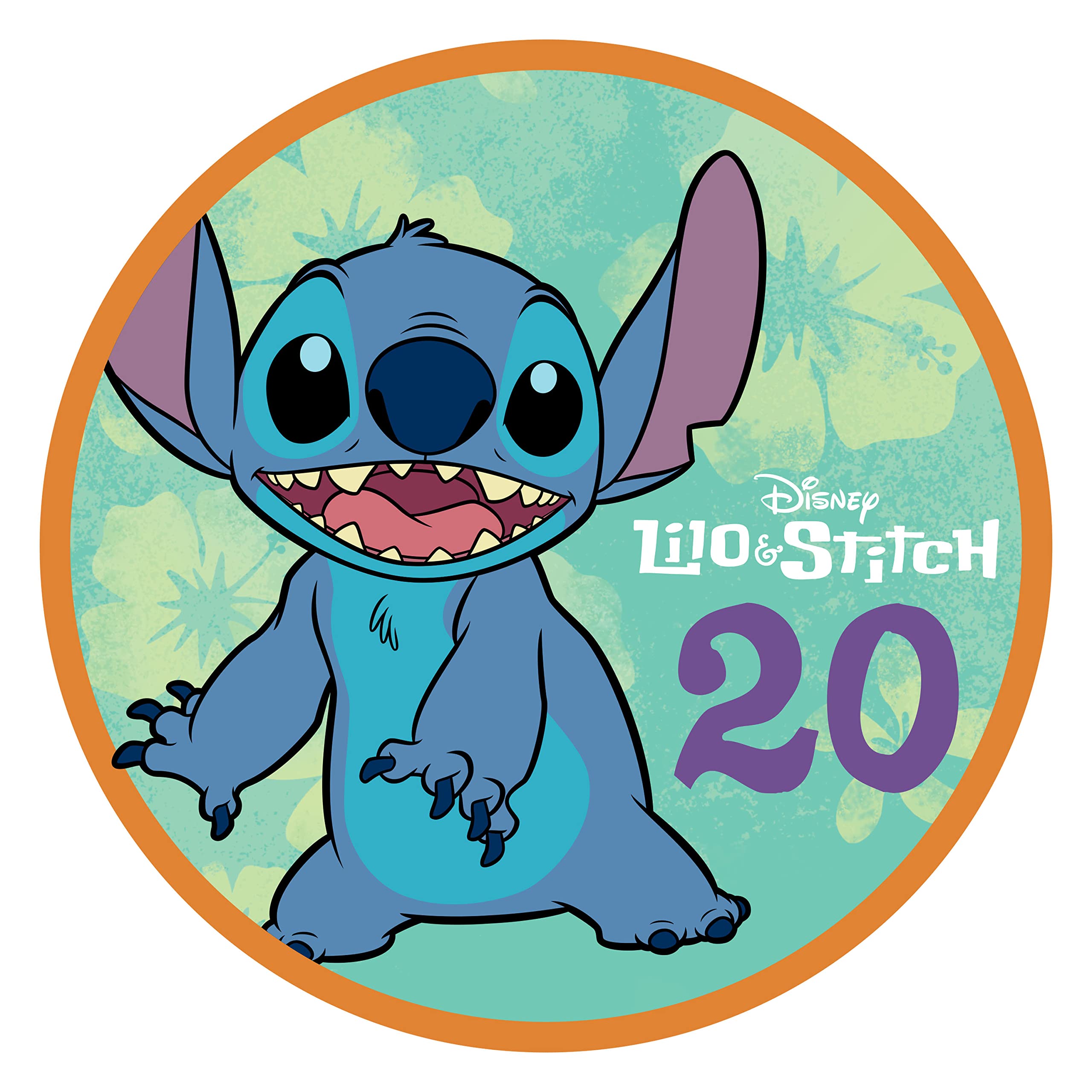 Disney Lilo & Stitch 20th Anniversary Collectible Experiment 626 Plush Stuffed Animal, Kids Toys for Ages 3 Up by Just Play