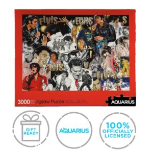 Aquarius Elvis Puzzle (3000 Piece Jigsaw Puzzle) - Officially Licensed Elvis Presley Merchandise & Collectibles - Glare Free - Precision Fit - 32 x 45 Inches