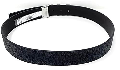 Michael Kors Black Brown Reversible Belt Silver Buckle 554517C X-Large