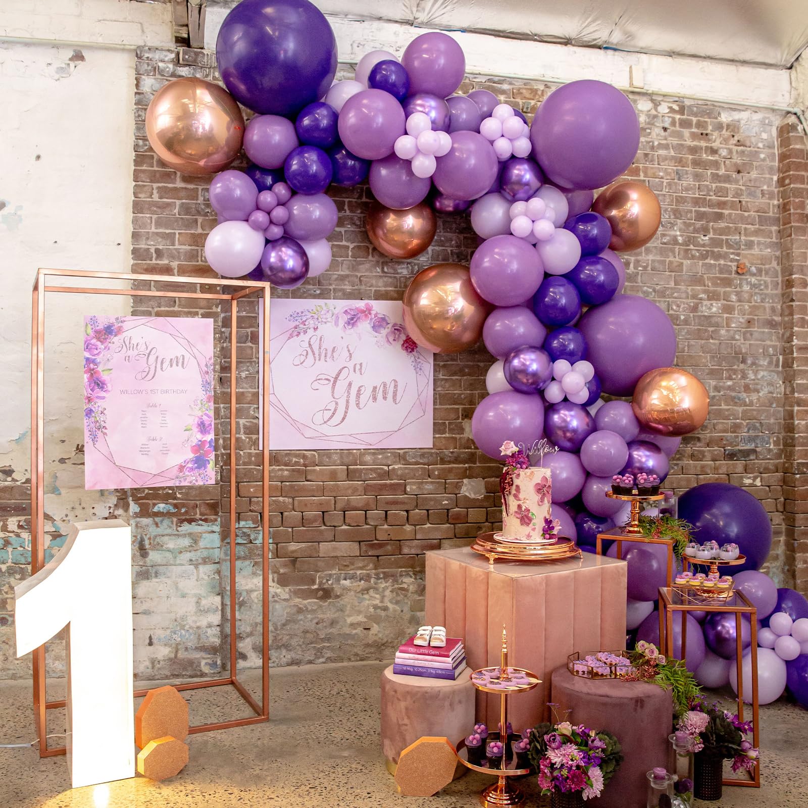 PartyWoo Royal Purple Balloons, 50 pcs 12 Inch Purple Balloons, Dark Purple Balloons for Balloon Garland or Balloon Arch as Party Decorations, Wedding Decorations, Baby Shower Decorations, Purple-Y16