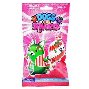 Dogs vs Squirls 2023 Christmas Mystery 2-Pack | Christmas Blind Bags for Boys and for Girls | Mystery Bag Stocking Stuffers | Plush Bean-Filled Dogs and Squirrels | Surprise Advent Calendar Toys