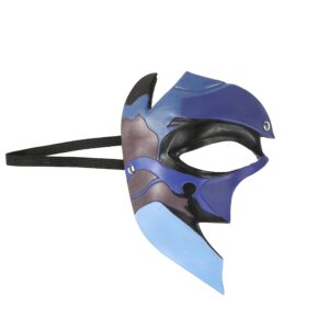 LWK Dainsleif Genshin Impact Resin Cosplay Mask Game Costume Halloween Party Props, Blue