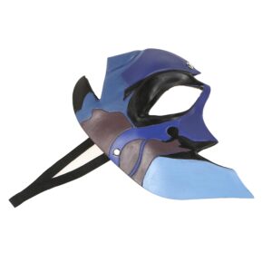 LWK Dainsleif Genshin Impact Resin Cosplay Mask Game Costume Halloween Party Props, Blue