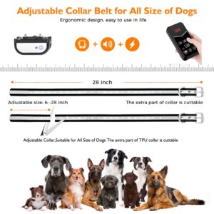 BHCEY Wireless Dog Fence, Electric Fence System,Remote Dog Shock Training Collar 2 in 1, Perimeter Wireless Dog Boundary Pet Containment System Outdoor for The Yard,Suitable for Large/Small Dogs