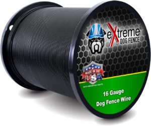 extreme dog fence 16 gauge wire 500 feet - heavy duty pet containment - universally compatible with every in-ground fence system for dogs - dog containment system wire…