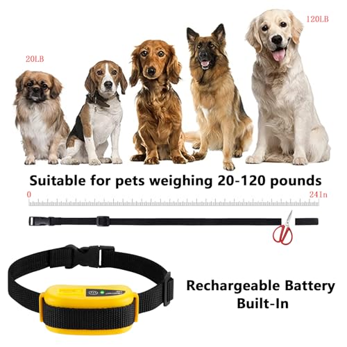 UltraCrab Indoor Pet Barrier for Home,Keeps Areas Off Limits,Dog Home Proofing, Waterproof/Rechargeable/Beep/Static Training Collar,Wireless Electric Fence,1 Dog Brown Kit