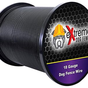 Extreme Dog Fence 18 Gauge Wire 500 Ft - Heavy Duty Pet Containment Wire Compatible with Every In-Ground Fence System for Dogs - Heavy Duty Core Dog Containment System Wire