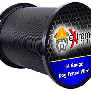 14 Gauge Wire 1500 Ft - Heavy Duty Pet Containment Wire Compatible with Every In-Ground Fence System for Dogs - Heavy Duty Core Dog Containment System Wire by eXtreme Dog Fence