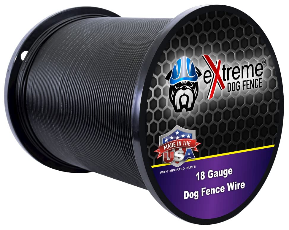 18 Gauge Wire 1000 Ft - Heavy Duty Pet Containment Wire Compatible with All In-Ground Fence System for Dogs - Heavy Duty Wire Dog Containment System Wire