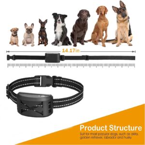 Wireless Dog Fence & Waterproof Dog Shock Collar,Portable Wire-Free Electric Fence Expandable Training Collar with Remote Upgraded Dog Boundary Container System For Small/Medium/Large Dogs,for2dogs