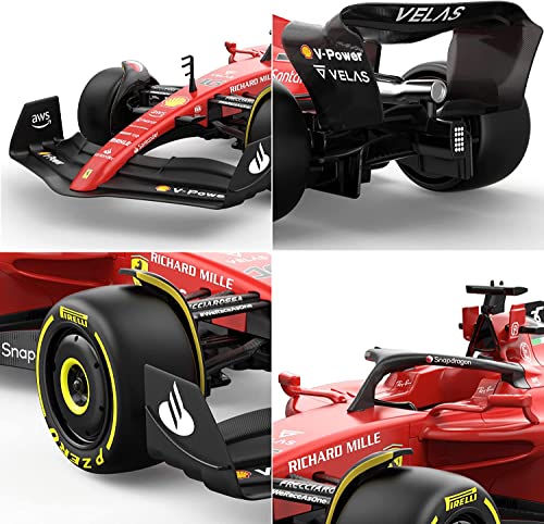 RASTAR F1-75 1:12 Scale Ferrari RC Car, 2022 F1 Challenger, Remote Control Toy Car for Kids & Adults, Full Functions, 2.4GHz, Officially Licensed