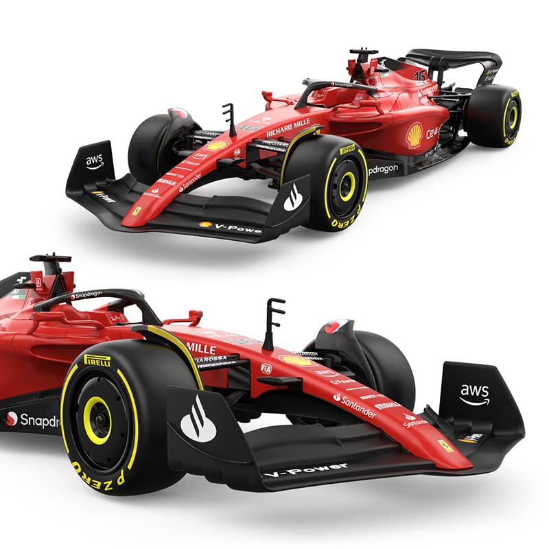 RASTAR F1-75 1:12 Scale Ferrari RC Car, 2022 F1 Challenger, Remote Control Toy Car for Kids & Adults, Full Functions, 2.4GHz, Officially Licensed