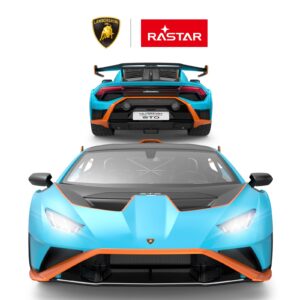 Lamborghini RC Car Rastar R/C 1/14 Lamborghini Huracán STO Model Car Blue Lamborghini Toy Car 2.4Ghz Remote Control Car for Boys 8-12