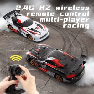 The perseids RC Drift Car 1/16 Remote Control Car High Speed RC Race Cars for Adults 4WD 20KM/H 2.4G Offroad RTR Speed Control Drifting Vehicles Toy with Drifting + Racing Tires