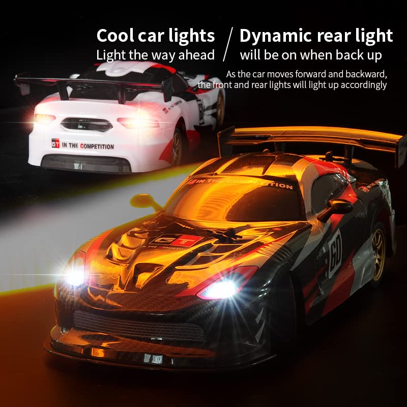 The perseids RC Drift Car 1/16 Remote Control Car High Speed RC Race Cars for Adults 4WD 20KM/H 2.4G Offroad RTR Speed Control Drifting Vehicles Toy with Drifting + Racing Tires