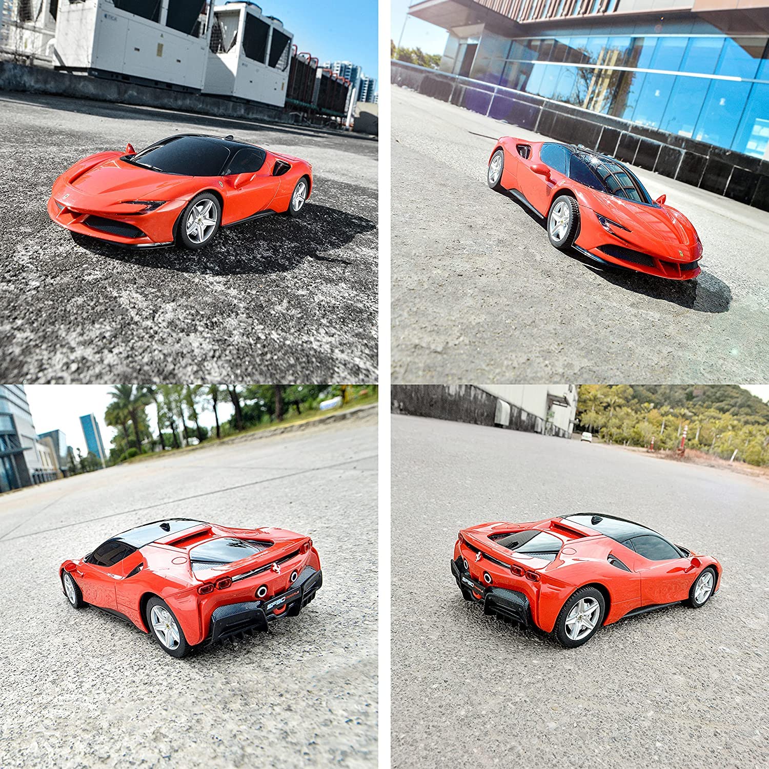 100 CLASSIC Officially Licensed RC Car Ferrari LaFerrari SF90 STRADALE Remote Control RC Car Series 1:24 Scale Full Function Electric Sport Racing Hobby Toy Car 97600RD