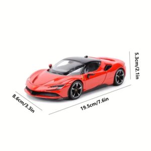 100 CLASSIC Officially Licensed RC Car Ferrari LaFerrari SF90 STRADALE Remote Control RC Car Series 1:24 Scale Full Function Electric Sport Racing Hobby Toy Car 97600RD