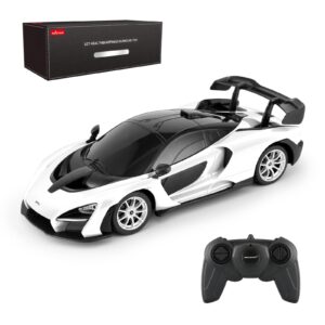 RASTAR RC Toy, McLaren Senna 1:24 Remote Control RC Car, McLaren Toy Car for Boys - White