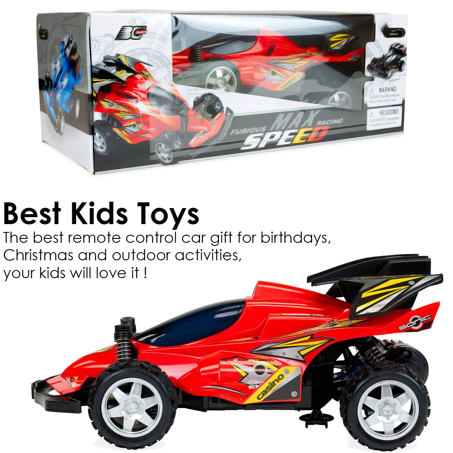 Remote Control Formula One Drift Racing Car for Boys, High Speed Remote Control Car for Kids Adults