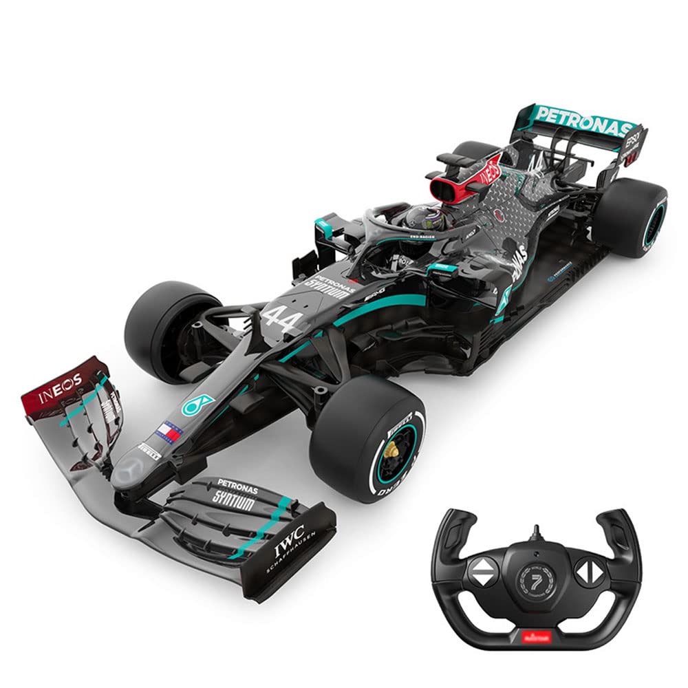 HEBXMF 1/12 Scale Large Remote Control Car, Simulation F1 Formula Racing Car, 2.4G Wireless RC Vehicle, High-Speed Electric Toy Truck, for Boys and Adults