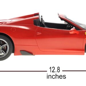 PowerTRC 1:14 Remote Conrol Ferrari 458 Speciale with Functional Convertible Top | RC Electric Hobby Racing Car for Boys, Girls & Adults (Red)