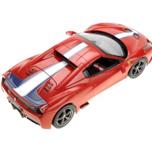 PowerTRC 1:14 Remote Conrol Ferrari 458 Speciale with Functional Convertible Top | RC Electric Hobby Racing Car for Boys, Girls & Adults (Red)