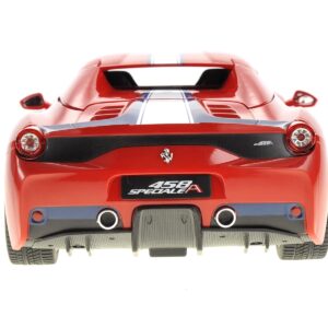 PowerTRC 1:14 Remote Conrol Ferrari 458 Speciale with Functional Convertible Top | RC Electric Hobby Racing Car for Boys, Girls & Adults (Red)