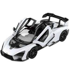 rastar rc car | 1/14 2.4ghz scale mclaren senna radio remote control r/c toy car model vehicle for boys kids, white