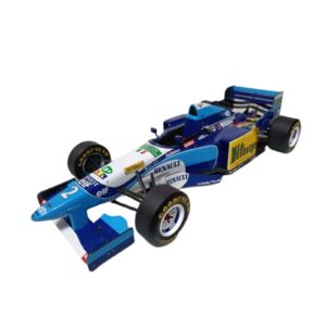 HAYCHE Alloy Resin Car Vehicle Model Fit for Renault B195 1994 1 18 Resin F1 Formula Car Model Static Collection Ornaments Handicrafts Festive Deluxe Gift