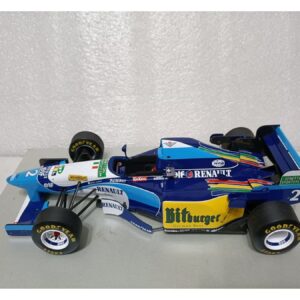 HAYCHE Alloy Resin Car Vehicle Model Fit for Renault B195 1994 1 18 Resin F1 Formula Car Model Static Collection Ornaments Handicrafts Festive Deluxe Gift