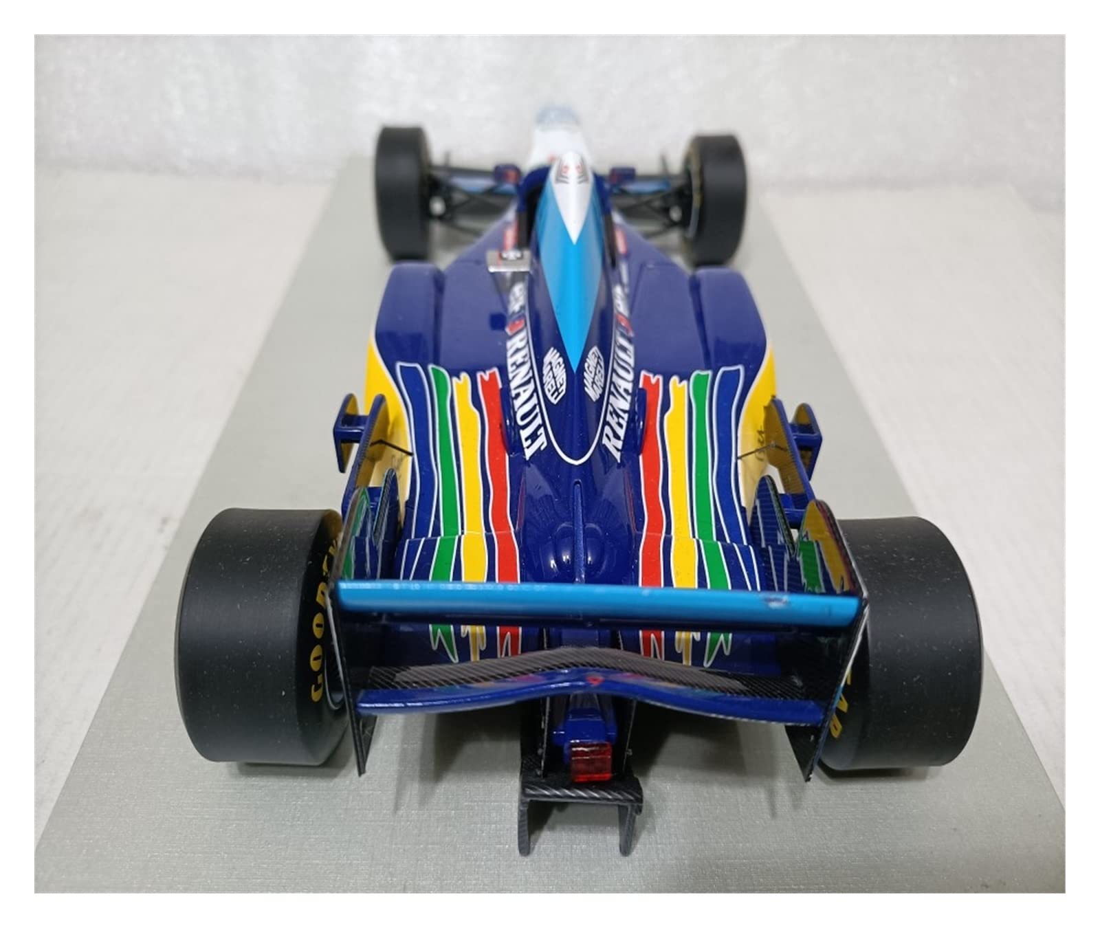 HAYCHE Alloy Resin Car Vehicle Model Fit for Renault B195 1994 1 18 Resin F1 Formula Car Model Static Collection Ornaments Handicrafts Festive Deluxe Gift