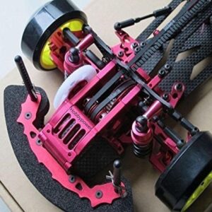 Hobbypower 1/10 Alloy & Carbon D3 4WD Drift Racing RC Model Car Frame Kit with Front One Way