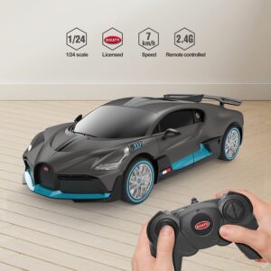 RASTAR Bugatti RC Car 1:24 Bugatti Divo Remote Control Car Bugatti Toy Model Car for Boys Kids Adults, Gifts for Dad