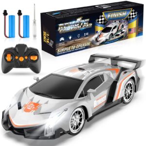 growsland remote control car rc cars xmas gifts toys for kids 1/18 electric sport racing hobby rc crawler toy car model vehicle for boys girls included rechargable batteries