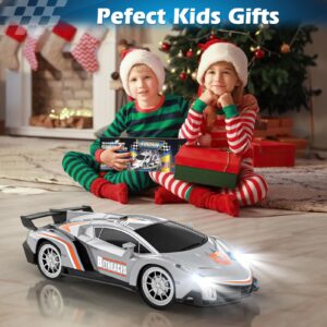 Growsland Remote Control Car RC Cars Xmas Gifts Toys for Kids 1/18 Electric Sport Racing Hobby Rc Crawler Toy Car Model Vehicle for Boys Girls Included Rechargable Batteries