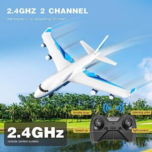 4DRC RC Plane,G2 Remote Control Jet Airplane for Beginners Adult, Ready to Fly Airplane with One Key Aerobatic,LED Light,4-Axis Fighter Jet,2.4Ghz Plane for Kids Boys Girls Beginner,2 Battery