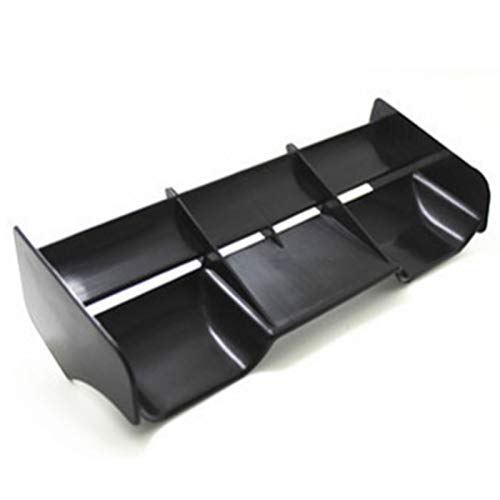 1:8 RC RC Plastic Tail Wing for 1/8 Scale Nitro Electric Off Road BuggyTruck ,Black