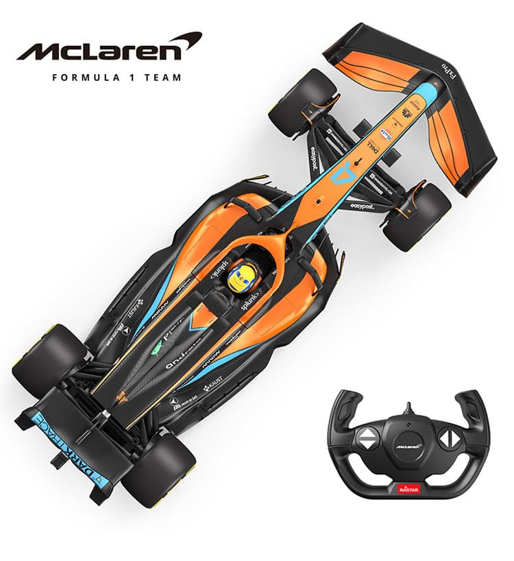 Xiangtat 1/12 1/18 Remote Control 2022 F1 MCL36#4 Lando Norris Formula Racing Drift RC Car Toy Model Collection Gift Remote Control Vehicle Toys (1/12 F1 MCL36#4)