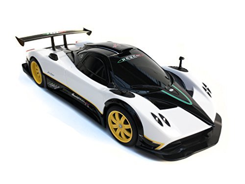 Radio Remote Control 1/14 Pagani Zonda R Licensed RC Model Car (White)