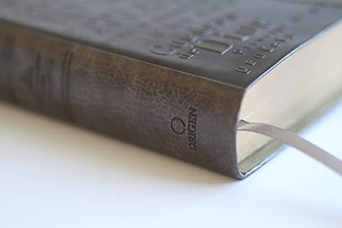 Biblia RVR 1960 letra grande tamaño manual, simil piel gris con nombres de Dios / Spanish Bible RVR 1960 Handy Size Large Print Leathersoft Grey, Names of god