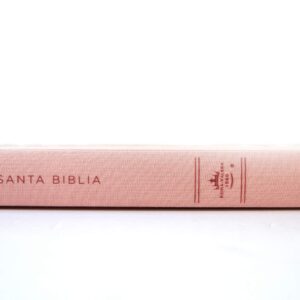 Biblia Reina Valera 1960 letra grande. Tapa Dura, Tela rosada con flores, tamaño manual / Bible RVR 1960. Handy Size, Large Print, Hardcover, Pink